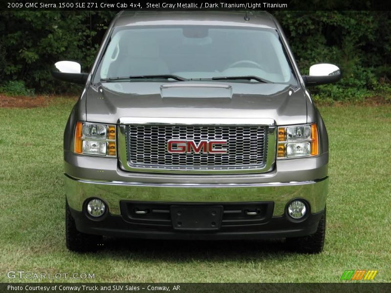 Steel Gray Metallic / Dark Titanium/Light Titanium 2009 GMC Sierra 1500 SLE Z71 Crew Cab 4x4