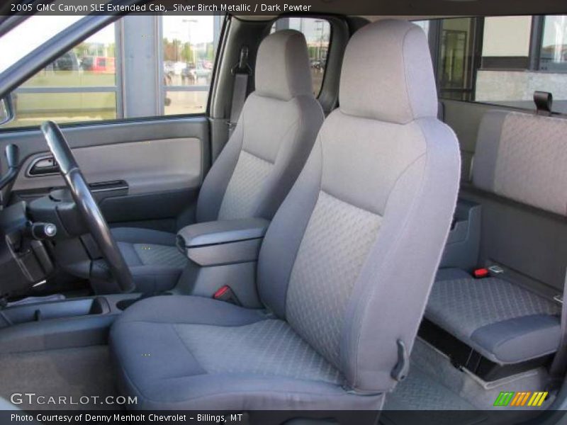 Silver Birch Metallic / Dark Pewter 2005 GMC Canyon SLE Extended Cab