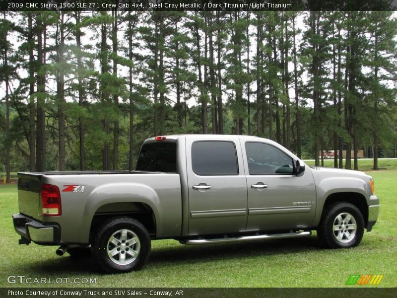 Steel Gray Metallic / Dark Titanium/Light Titanium 2009 GMC Sierra 1500 SLE Z71 Crew Cab 4x4