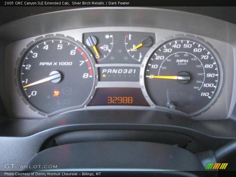 Silver Birch Metallic / Dark Pewter 2005 GMC Canyon SLE Extended Cab