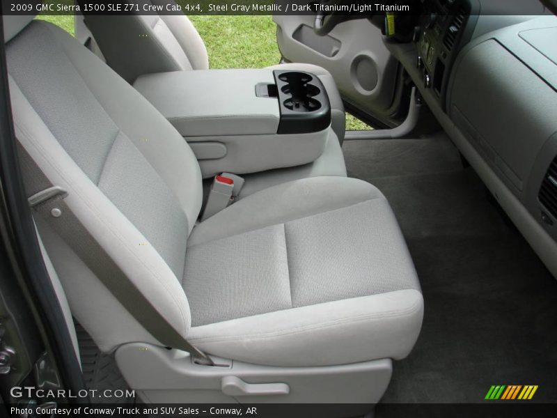 Steel Gray Metallic / Dark Titanium/Light Titanium 2009 GMC Sierra 1500 SLE Z71 Crew Cab 4x4