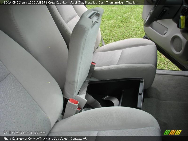 Steel Gray Metallic / Dark Titanium/Light Titanium 2009 GMC Sierra 1500 SLE Z71 Crew Cab 4x4