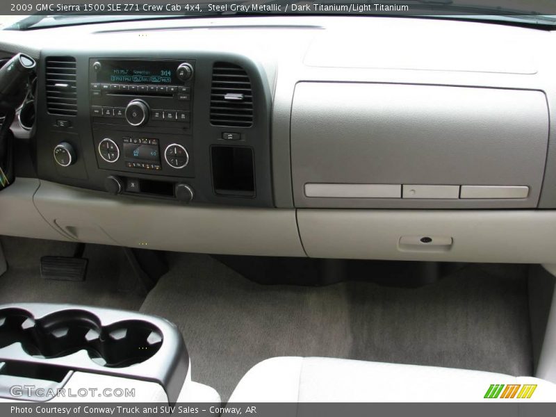 Steel Gray Metallic / Dark Titanium/Light Titanium 2009 GMC Sierra 1500 SLE Z71 Crew Cab 4x4
