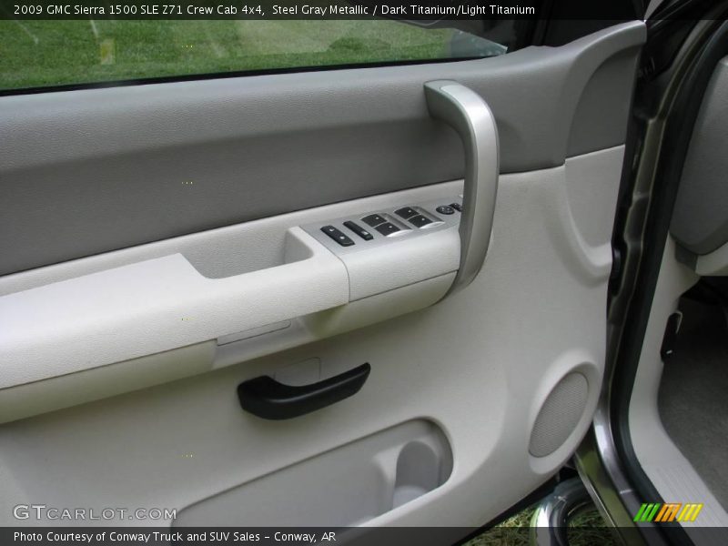 Steel Gray Metallic / Dark Titanium/Light Titanium 2009 GMC Sierra 1500 SLE Z71 Crew Cab 4x4