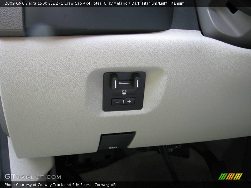 Steel Gray Metallic / Dark Titanium/Light Titanium 2009 GMC Sierra 1500 SLE Z71 Crew Cab 4x4