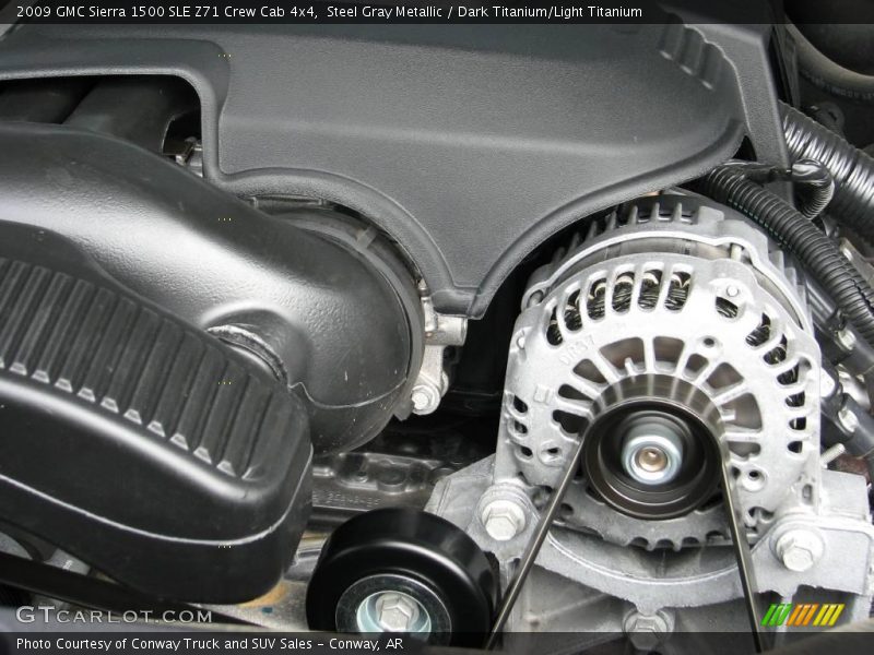 Steel Gray Metallic / Dark Titanium/Light Titanium 2009 GMC Sierra 1500 SLE Z71 Crew Cab 4x4