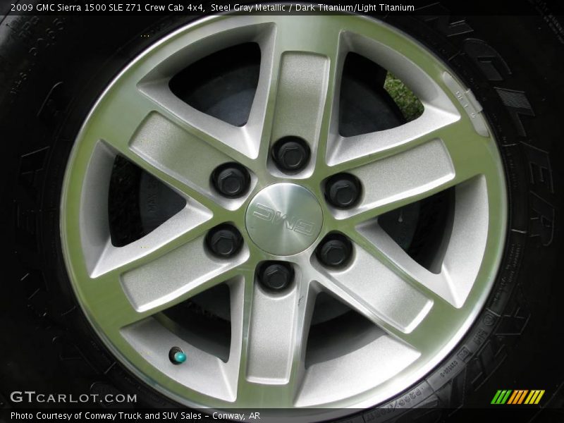Steel Gray Metallic / Dark Titanium/Light Titanium 2009 GMC Sierra 1500 SLE Z71 Crew Cab 4x4