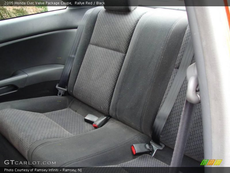 Rallye Red / Black 2005 Honda Civic Value Package Coupe
