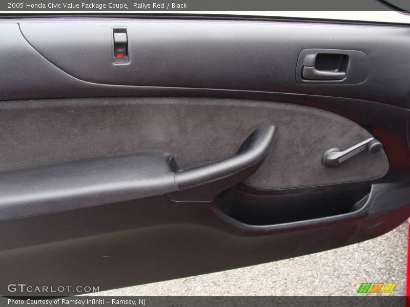 Rallye Red / Black 2005 Honda Civic Value Package Coupe