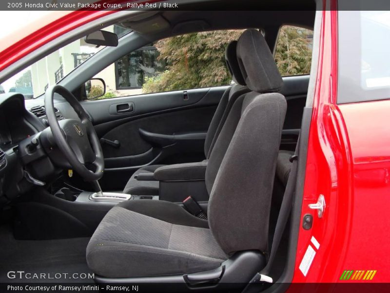 Rallye Red / Black 2005 Honda Civic Value Package Coupe
