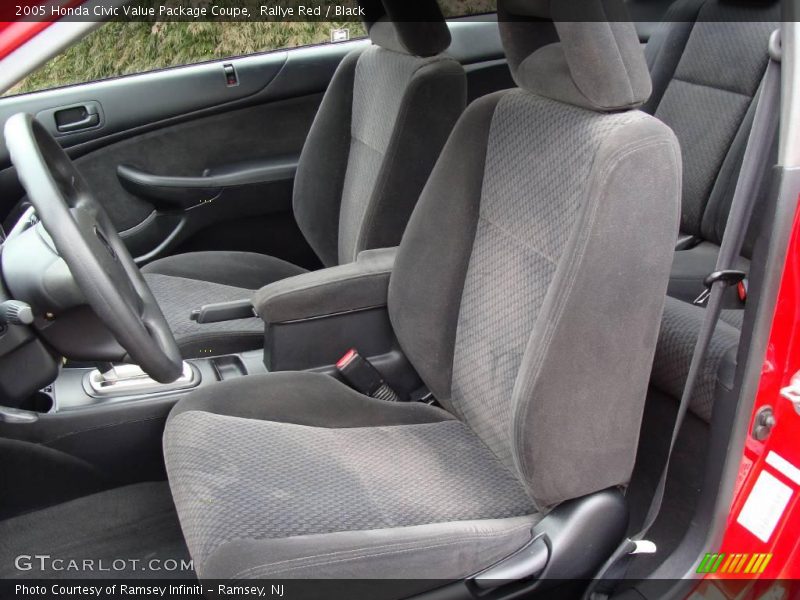 Rallye Red / Black 2005 Honda Civic Value Package Coupe