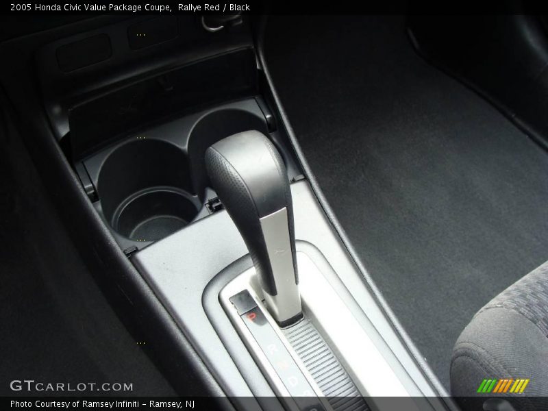 Rallye Red / Black 2005 Honda Civic Value Package Coupe