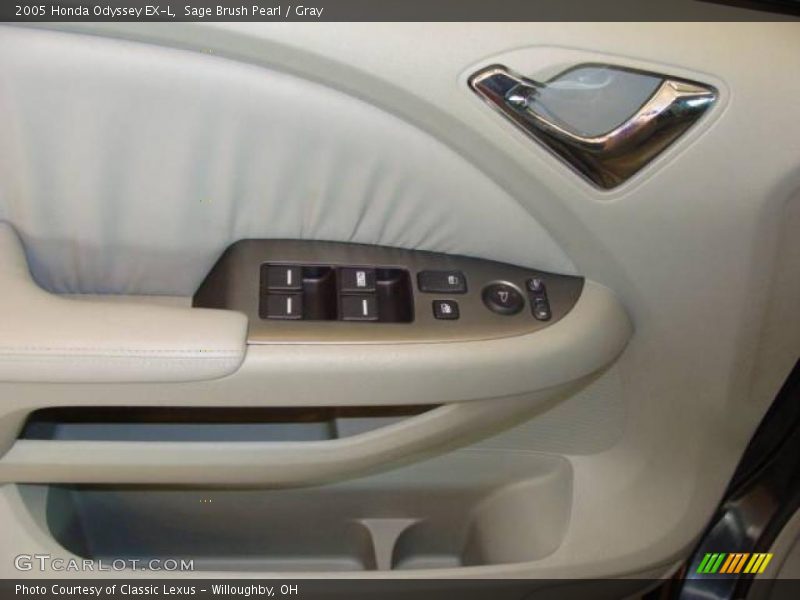 Sage Brush Pearl / Gray 2005 Honda Odyssey EX-L