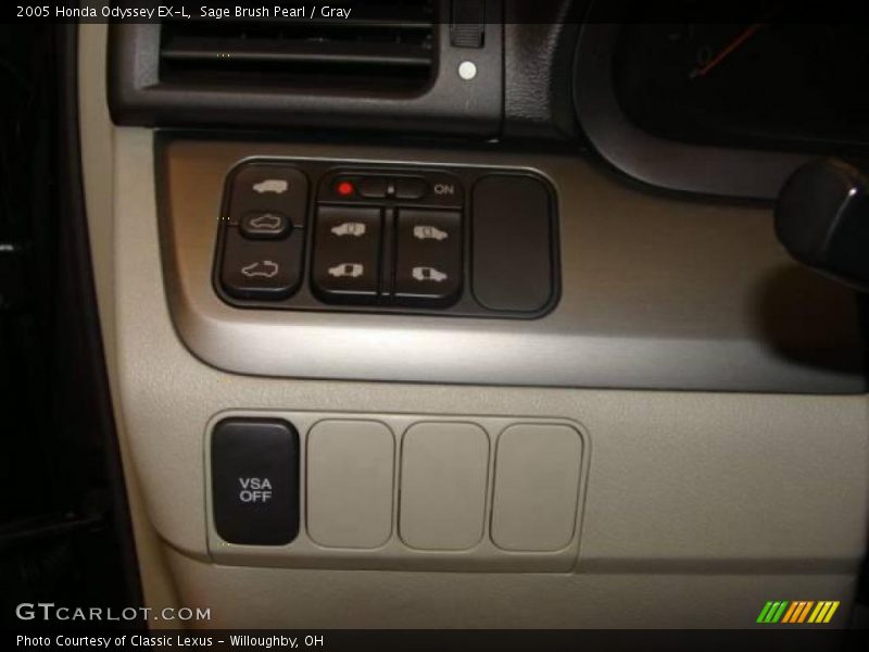 Sage Brush Pearl / Gray 2005 Honda Odyssey EX-L