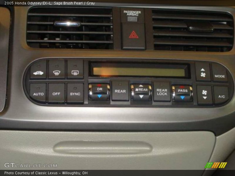 Sage Brush Pearl / Gray 2005 Honda Odyssey EX-L