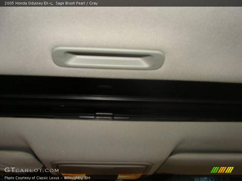 Sage Brush Pearl / Gray 2005 Honda Odyssey EX-L