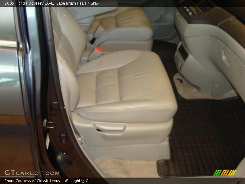 Sage Brush Pearl / Gray 2005 Honda Odyssey EX-L