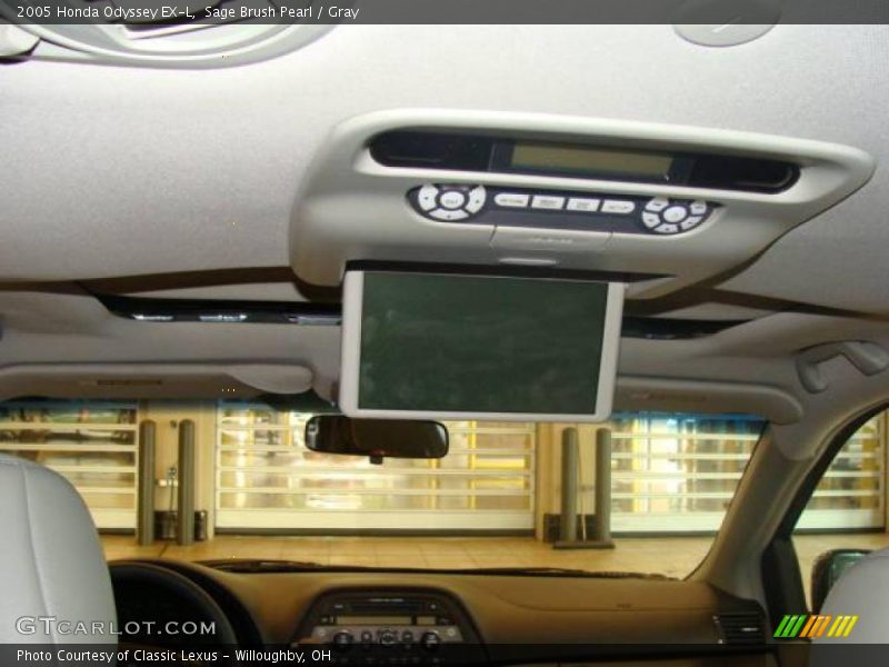 Sage Brush Pearl / Gray 2005 Honda Odyssey EX-L