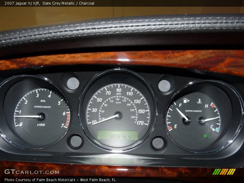 Slate Grey Metallic / Charcoal 2007 Jaguar XJ XJR