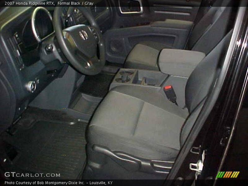 Formal Black / Gray 2007 Honda Ridgeline RTX