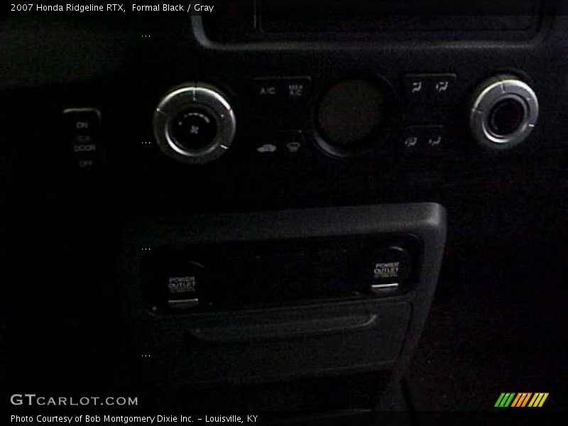 Formal Black / Gray 2007 Honda Ridgeline RTX