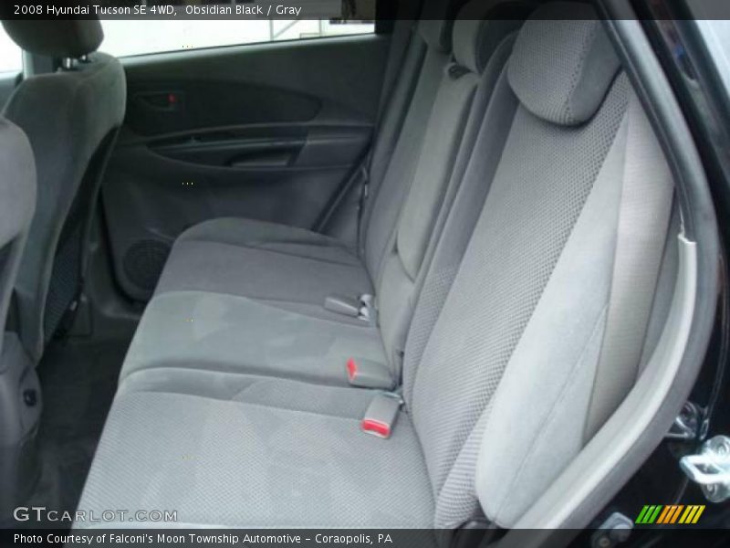Obsidian Black / Gray 2008 Hyundai Tucson SE 4WD