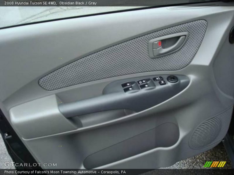 Obsidian Black / Gray 2008 Hyundai Tucson SE 4WD