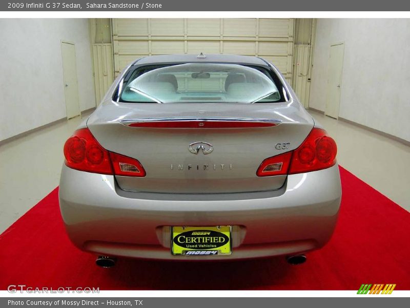 Sahara Sandstone / Stone 2009 Infiniti G 37 Sedan