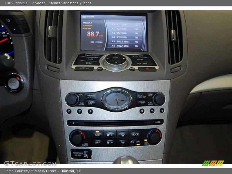 Sahara Sandstone / Stone 2009 Infiniti G 37 Sedan