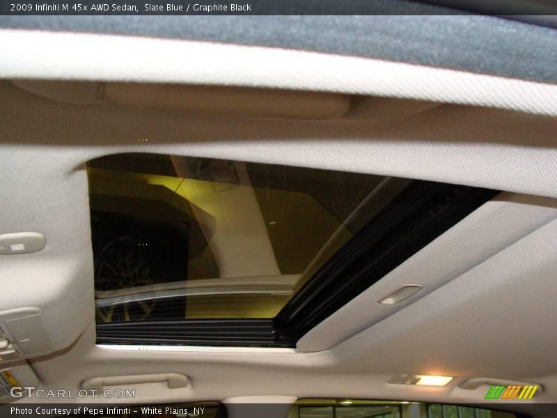Slate Blue / Graphite Black 2009 Infiniti M 45x AWD Sedan