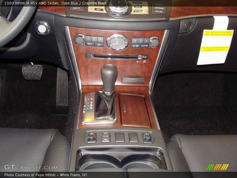 Slate Blue / Graphite Black 2009 Infiniti M 45x AWD Sedan
