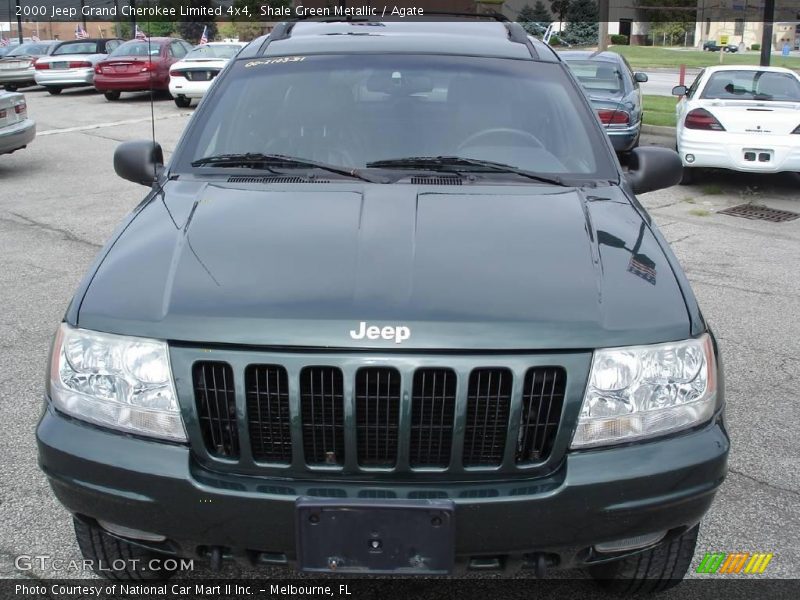 Shale Green Metallic / Agate 2000 Jeep Grand Cherokee Limited 4x4