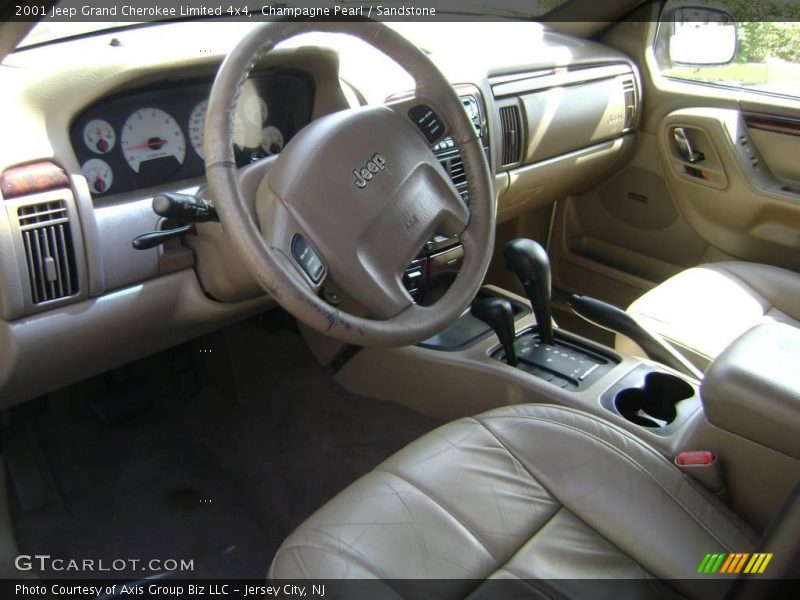 Champagne Pearl / Sandstone 2001 Jeep Grand Cherokee Limited 4x4