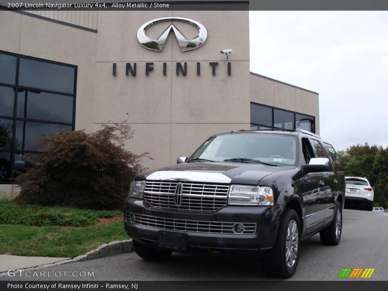 Alloy Metallic / Stone 2007 Lincoln Navigator Luxury 4x4