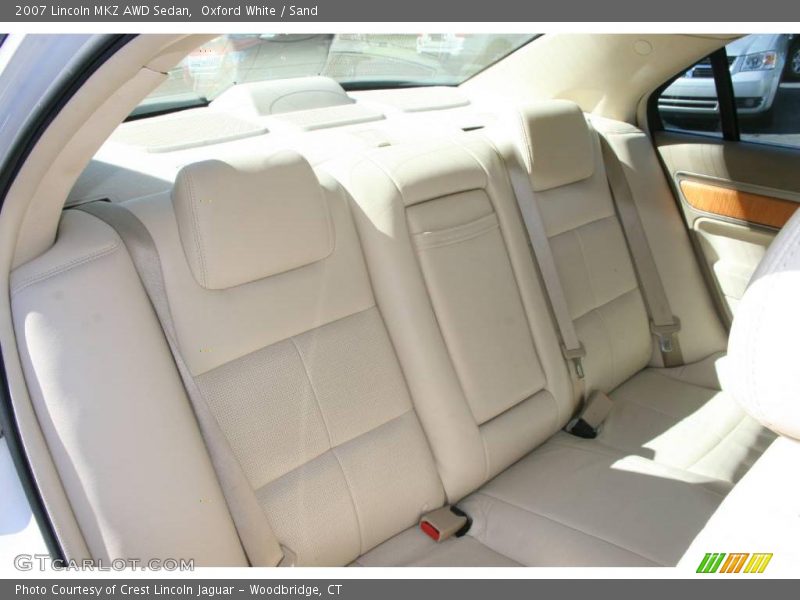 Oxford White / Sand 2007 Lincoln MKZ AWD Sedan