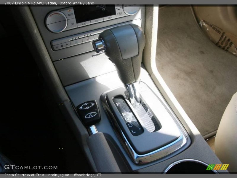 Oxford White / Sand 2007 Lincoln MKZ AWD Sedan