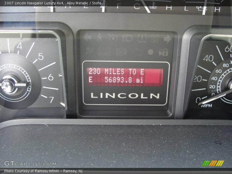 Alloy Metallic / Stone 2007 Lincoln Navigator Luxury 4x4