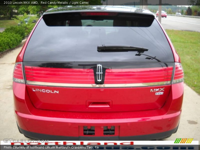 Red Candy Metallic / Light Camel 2010 Lincoln MKX AWD