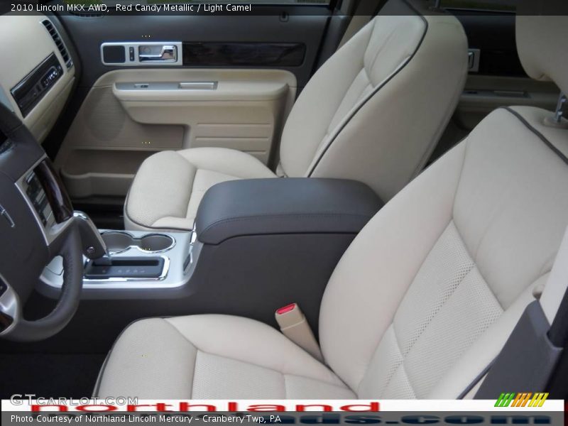 Red Candy Metallic / Light Camel 2010 Lincoln MKX AWD
