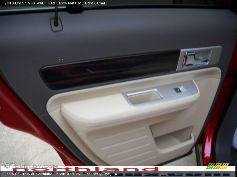 Red Candy Metallic / Light Camel 2010 Lincoln MKX AWD
