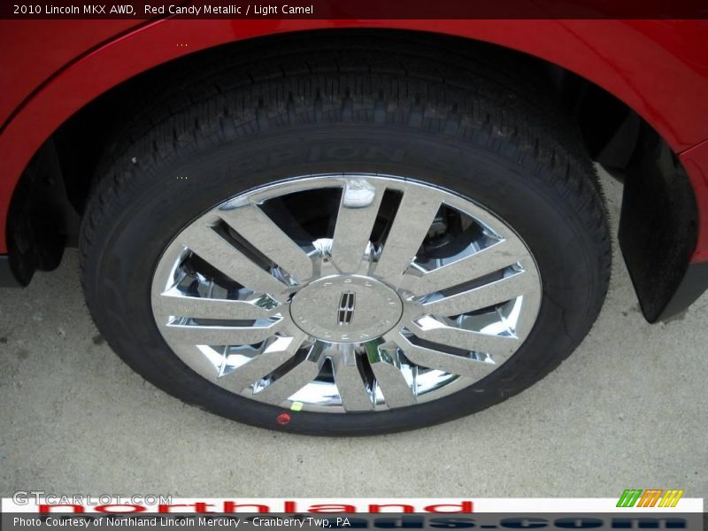 Red Candy Metallic / Light Camel 2010 Lincoln MKX AWD