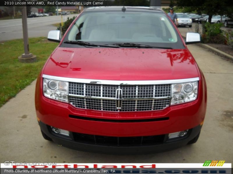 Red Candy Metallic / Light Camel 2010 Lincoln MKX AWD