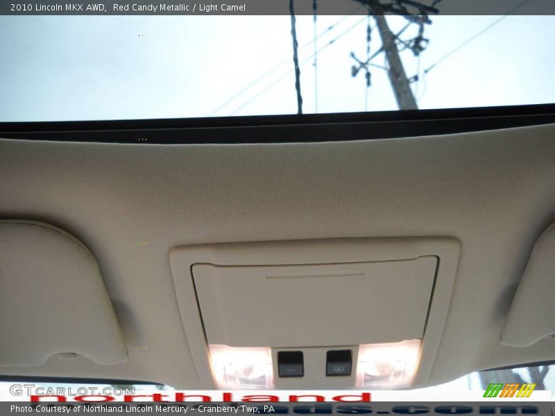 Red Candy Metallic / Light Camel 2010 Lincoln MKX AWD
