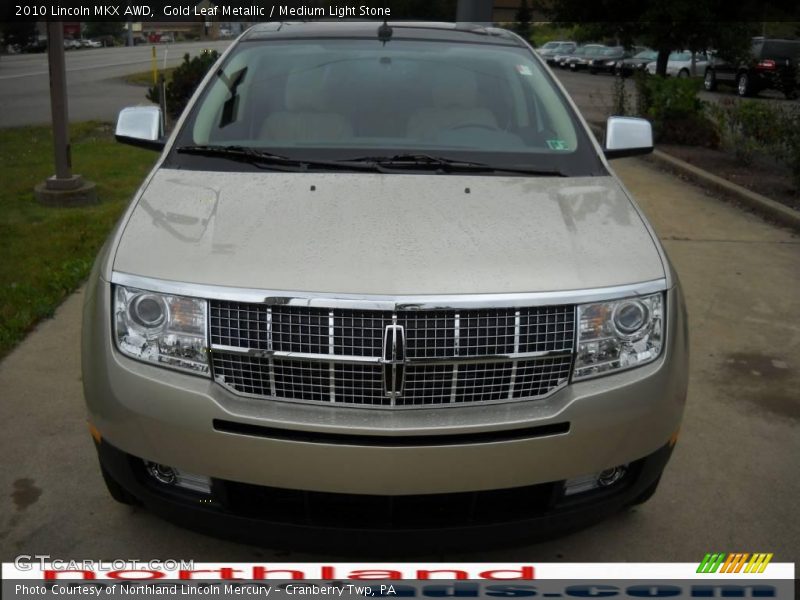 Gold Leaf Metallic / Medium Light Stone 2010 Lincoln MKX AWD