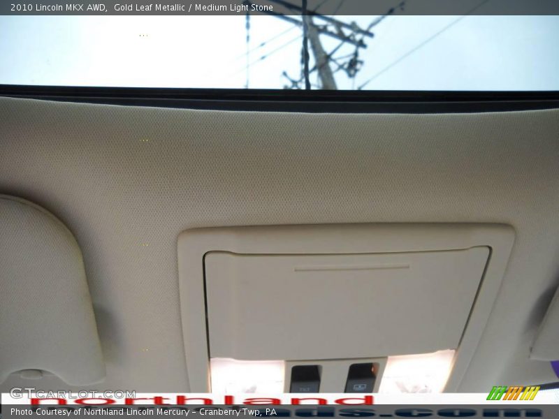 Gold Leaf Metallic / Medium Light Stone 2010 Lincoln MKX AWD