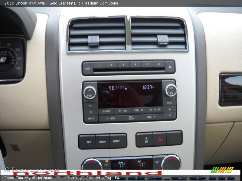 Gold Leaf Metallic / Medium Light Stone 2010 Lincoln MKX AWD