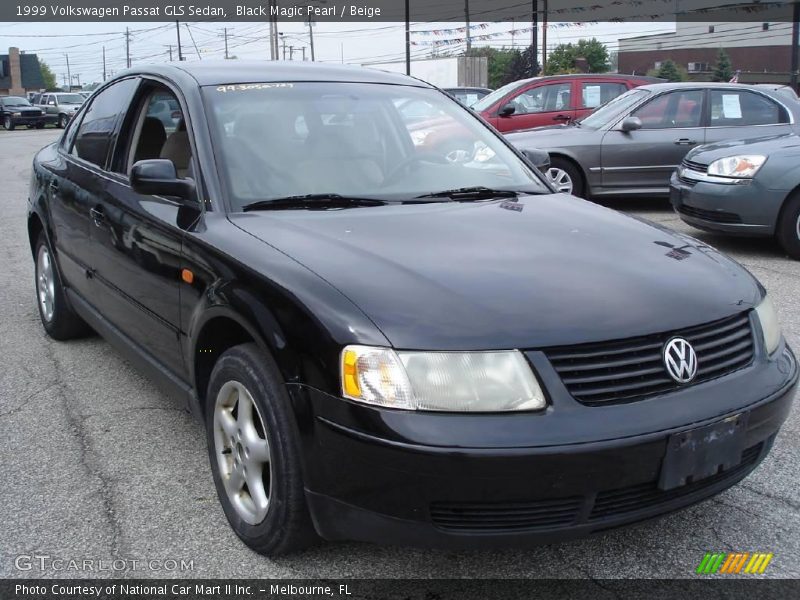 Black Magic Pearl / Beige 1999 Volkswagen Passat GLS Sedan