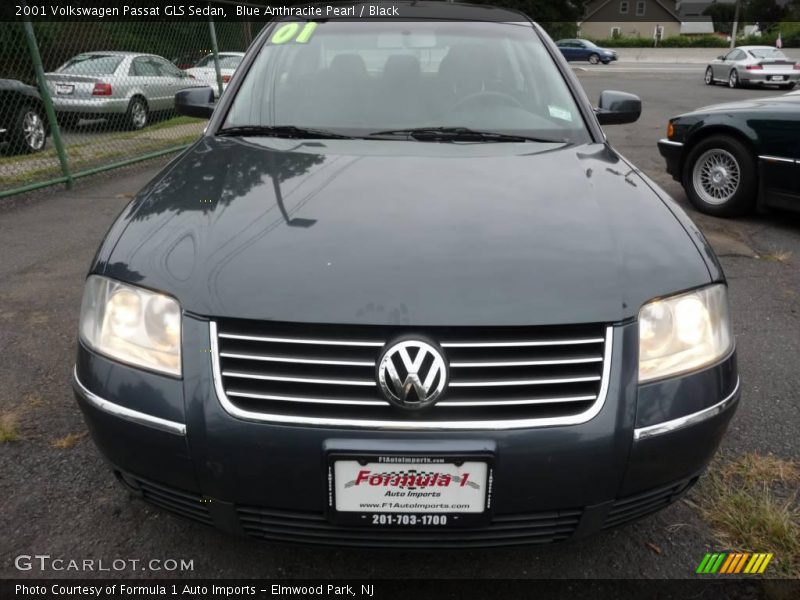 Blue Anthracite Pearl / Black 2001 Volkswagen Passat GLS Sedan