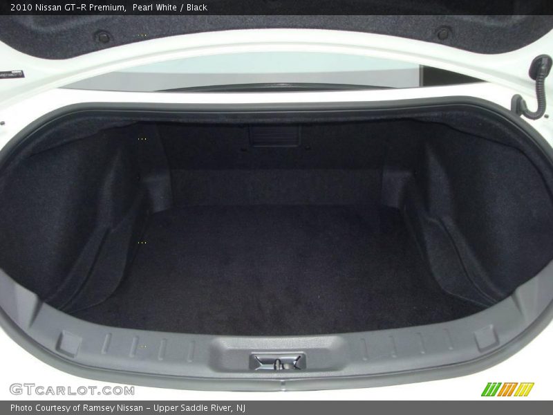 Pearl White / Black 2010 Nissan GT-R Premium