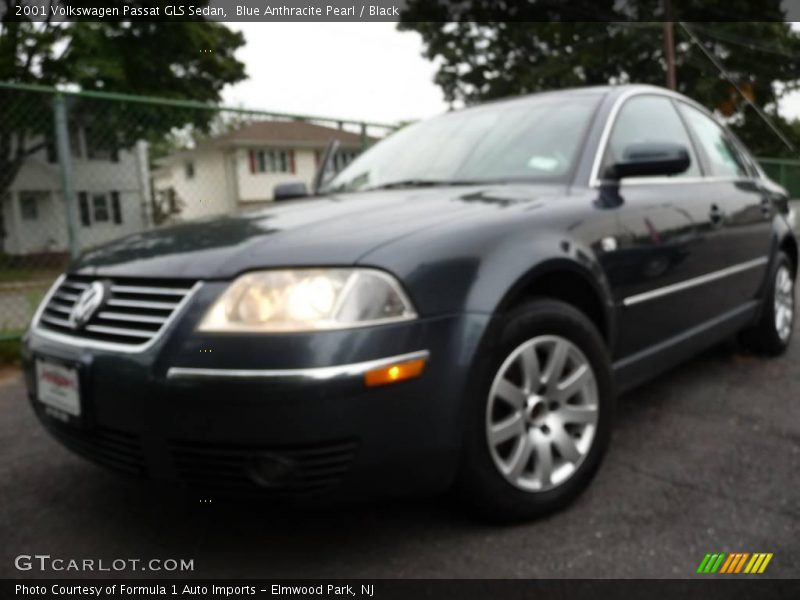 Blue Anthracite Pearl / Black 2001 Volkswagen Passat GLS Sedan